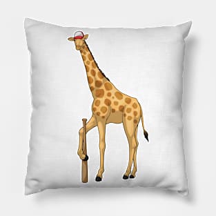 Giraffe Baseball Baseball bat Pillow