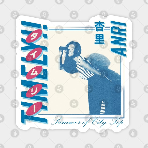 Anri Timely!! Album Artwork Recreation Fanart Design Magnet by snowblood