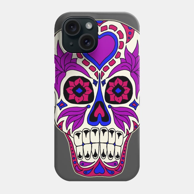 Sugar Skull 4 Phone Case by saitken