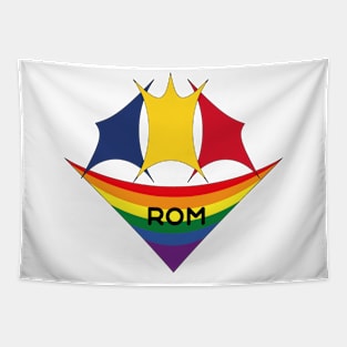 Romania pride flag Tapestry