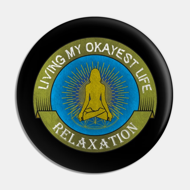 Living my okayset life yoga quote Pin by AniDev 