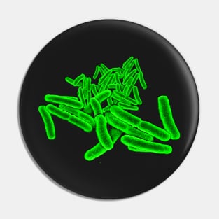 Green Bacteria Pin