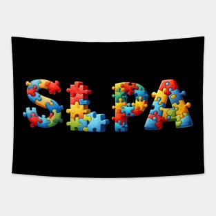 Autism Awareness Speech Language Pathology SLP Tapestry