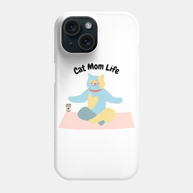 I am a proud cat mom Mom Gift Phone Case by Mission Bear