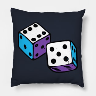 Pair of Dice Pillow