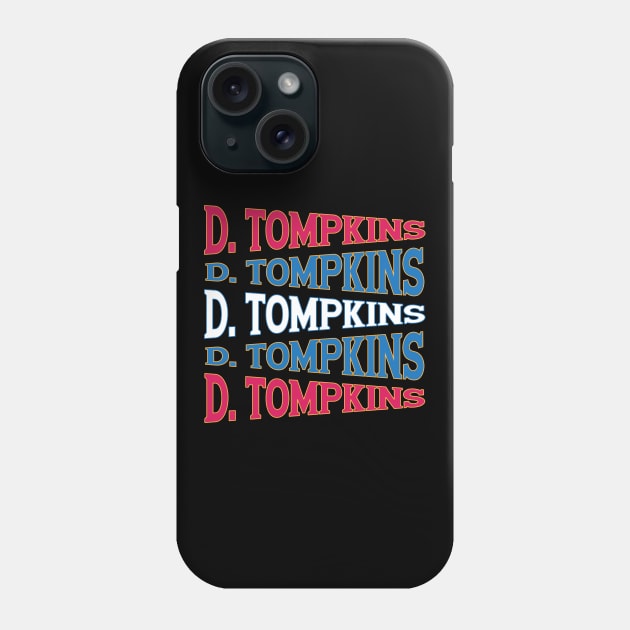 NATIONAL TEXT ART DANIEL TOMPKINS Phone Case by LAVA-ROMA-NOVA