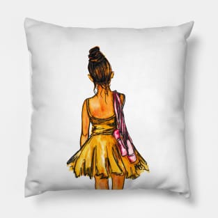 Ballerina Girl Pillow