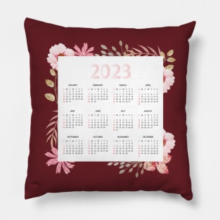 CALENDER 2023 SIMPLE Pillow