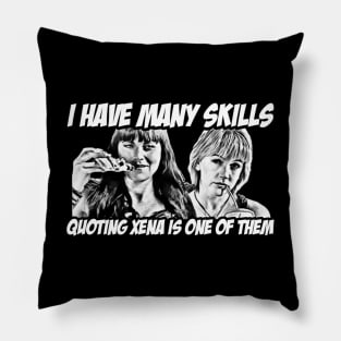 Xena & Gabrielle Many Skills Pillow