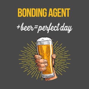 Bonding Agent Beer T-Shirt Bonding Agent Funny Gift Item T-Shirt