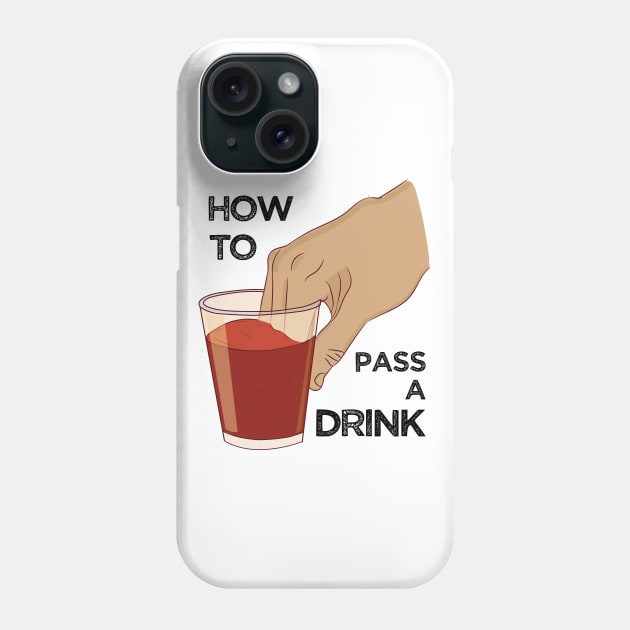 Can you pass my drink bro? Dipping fingers Funny Meme Phone Case by alltheprints
