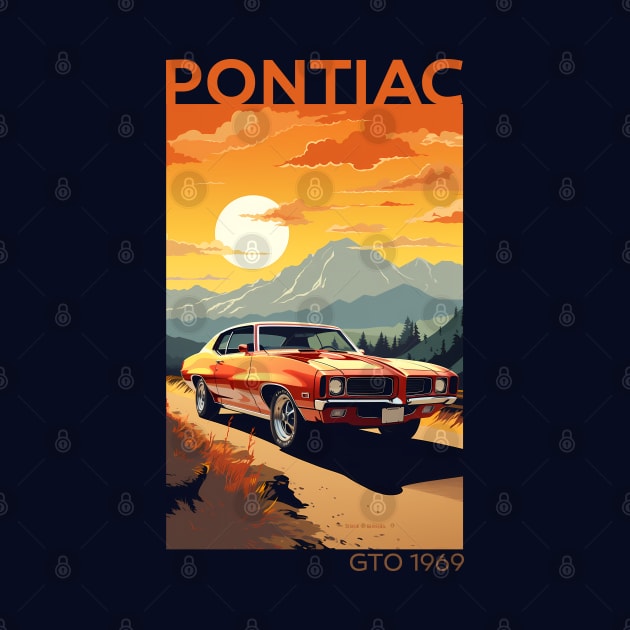 Timeless Thrills: The 1969 Pontiac GTO Tribute Design by MaxDeSanje 