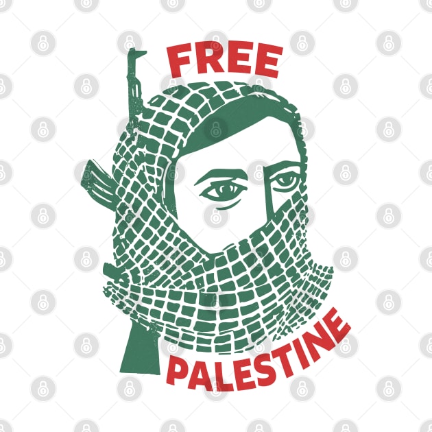 Free Palestine / Retro Style Design by DankFutura