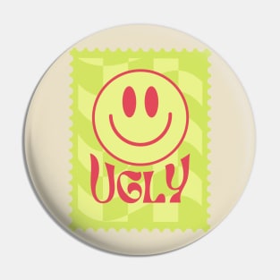 70s inspired Ugly Art Pin