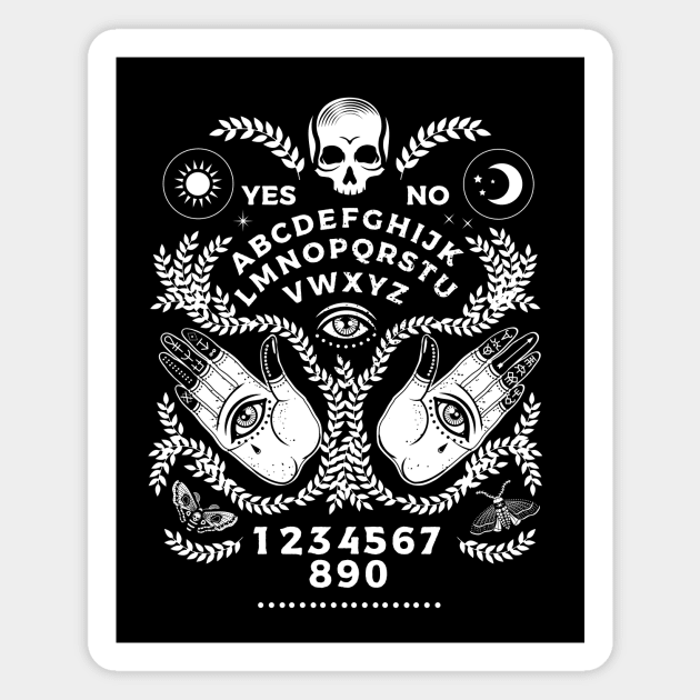 Gothic Stickers, Goth Stickers, Witchy Stickers, Ouija Stickers