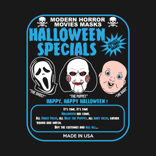 Halloween Specials Modern horror masks T-Shirt