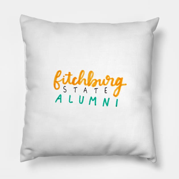 Fitchburg State University Pillow by nicolecella98