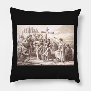 Augustine brings Christianity to England, Kent 597 Pillow