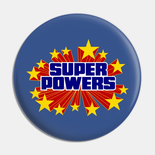 Super Powers logo Pin by MikeBock