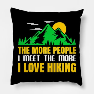 Hiking Mountains Pillow