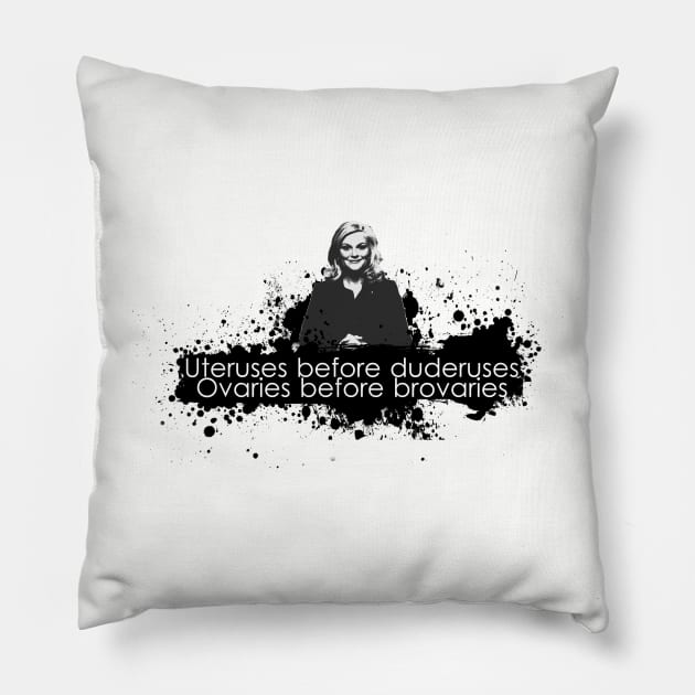 Ovaries before brovaries Pillow by kurticide