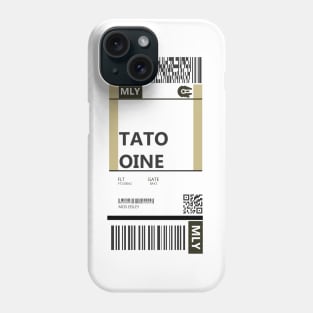 Tatooine Boarding Pass Phone Case