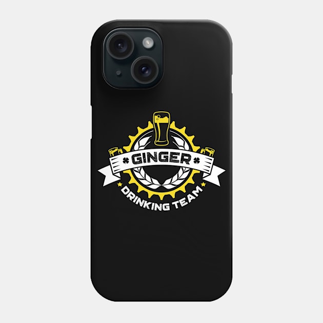 Ginger Drinking Team Irish St Patricks Day Phone Case by trendingoriginals