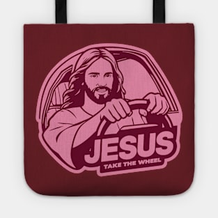 Jesus Take The Wheel Tote