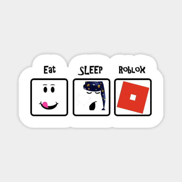 Eat Sleep Roblox Repeart Roblox Game Magnes Teepublic Pl - poduszki roblox teepublic pl