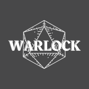 Warlock D20 Symbol DnD Print T-Shirt
