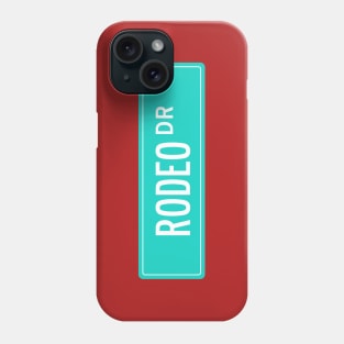 Rodeo dr teal Phone Case