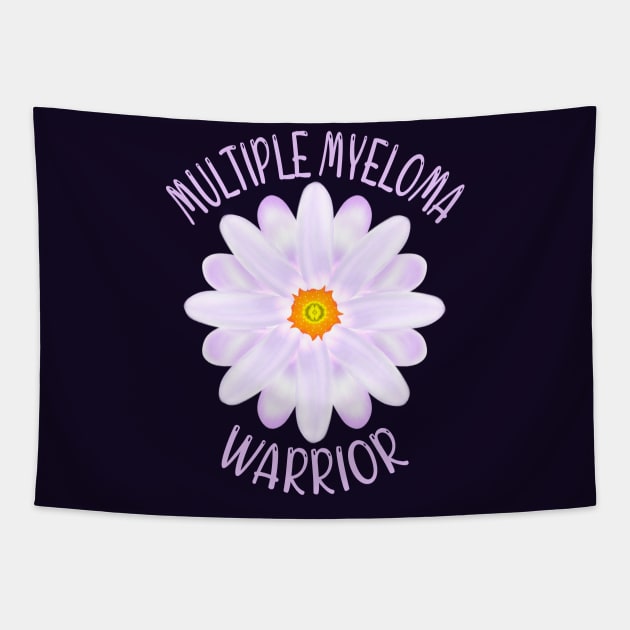 Multiple Myeloma Warrior Tapestry by MoMido