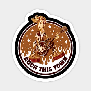 Rock This Town (Vintage) Magnet