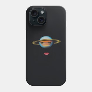 Saturn face Phone Case