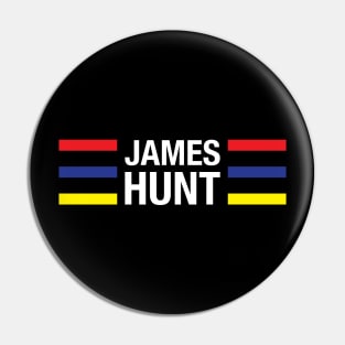 70's British Formula 1 Icon James Hunt Pin