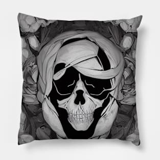 Gothic Majesty: Captivating Skulls in Alternative Fashion and Art Pillow