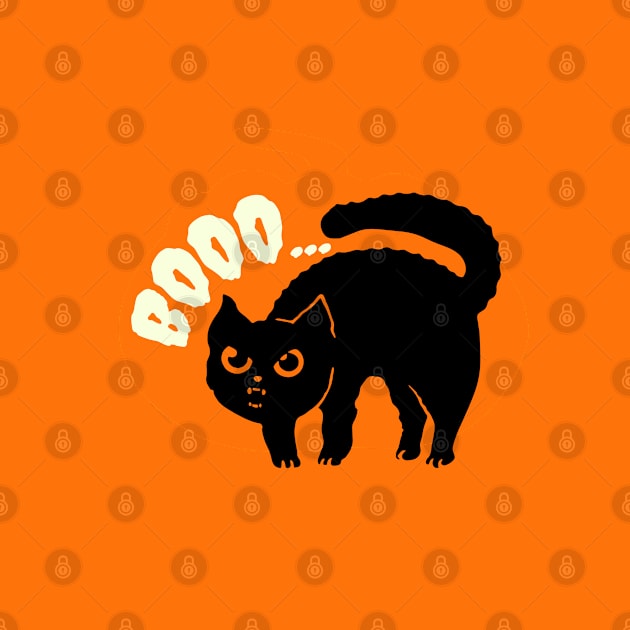 Boo - Halloween Cat by MadeBySerif