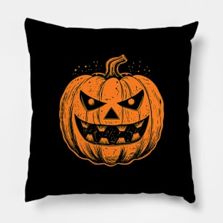 jack-o'-lantern Pillow