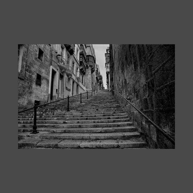 Valletta steps by Violaman