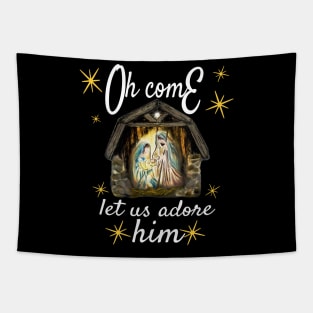 Oh come let us adore him Tapestry