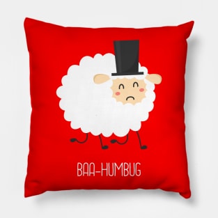 Baa-Humbug Pillow