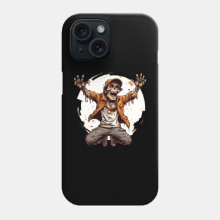 Happy Party Zombie Undead Creepy Halloween Design Phone Case