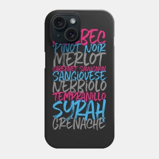 Red Wine Grapes Phone Case