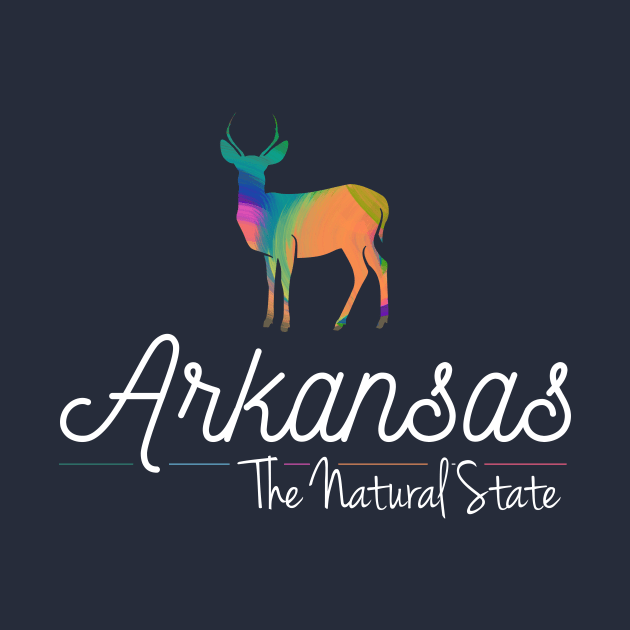 Arkansas Rainbow Deer by Relaxed Creative
