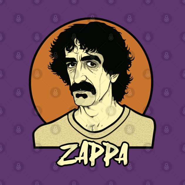 Frank Zappa Retro Fan Artwork by DankFutura