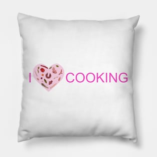 I Love Cooking Pillow