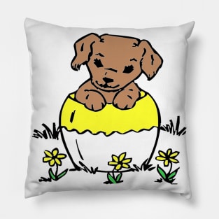 Loving Playful Dog Pillow