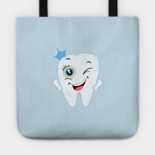 Baby first tooth for boys Tote