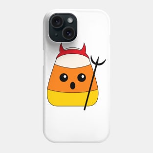 Devil Candy Corn Costume Halloween Puns Are So Corny Phone Case