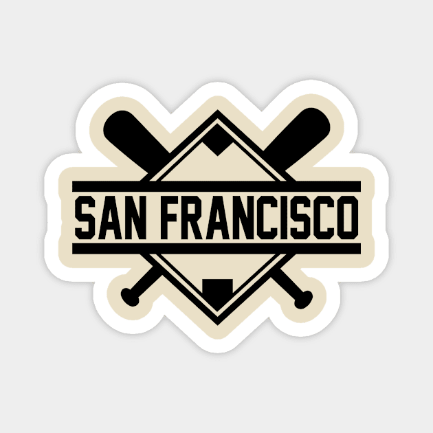 San Francisco Diamond Alternate Magnet by CasualGraphic